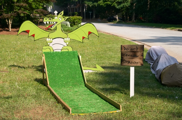 mechanical dragon mini-golf